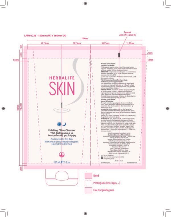 Herbalife SKIN Τζελ Καθαρισμού με Εσπεριδοειδή για Λάμψη 150 ml - Image 2