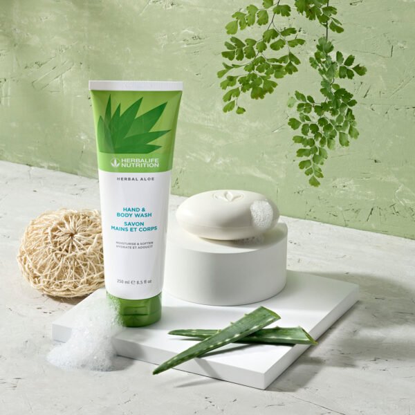 Herbal Aloe Αφρόλουτρο Χεριών & Σώματος 250 ml - Image 2